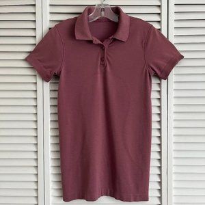Lululemon Swiftly Speed Polo Plumful size 4 rare